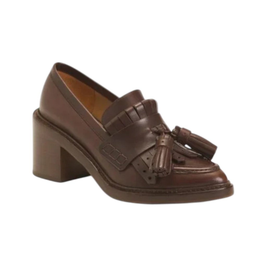 Ulla Johnson Made In Portugal Leather Heeled Loafers